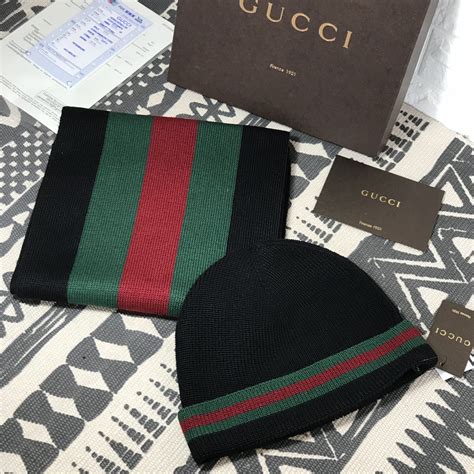 baby gucci hat and scarf|Gucci scarf unisex.